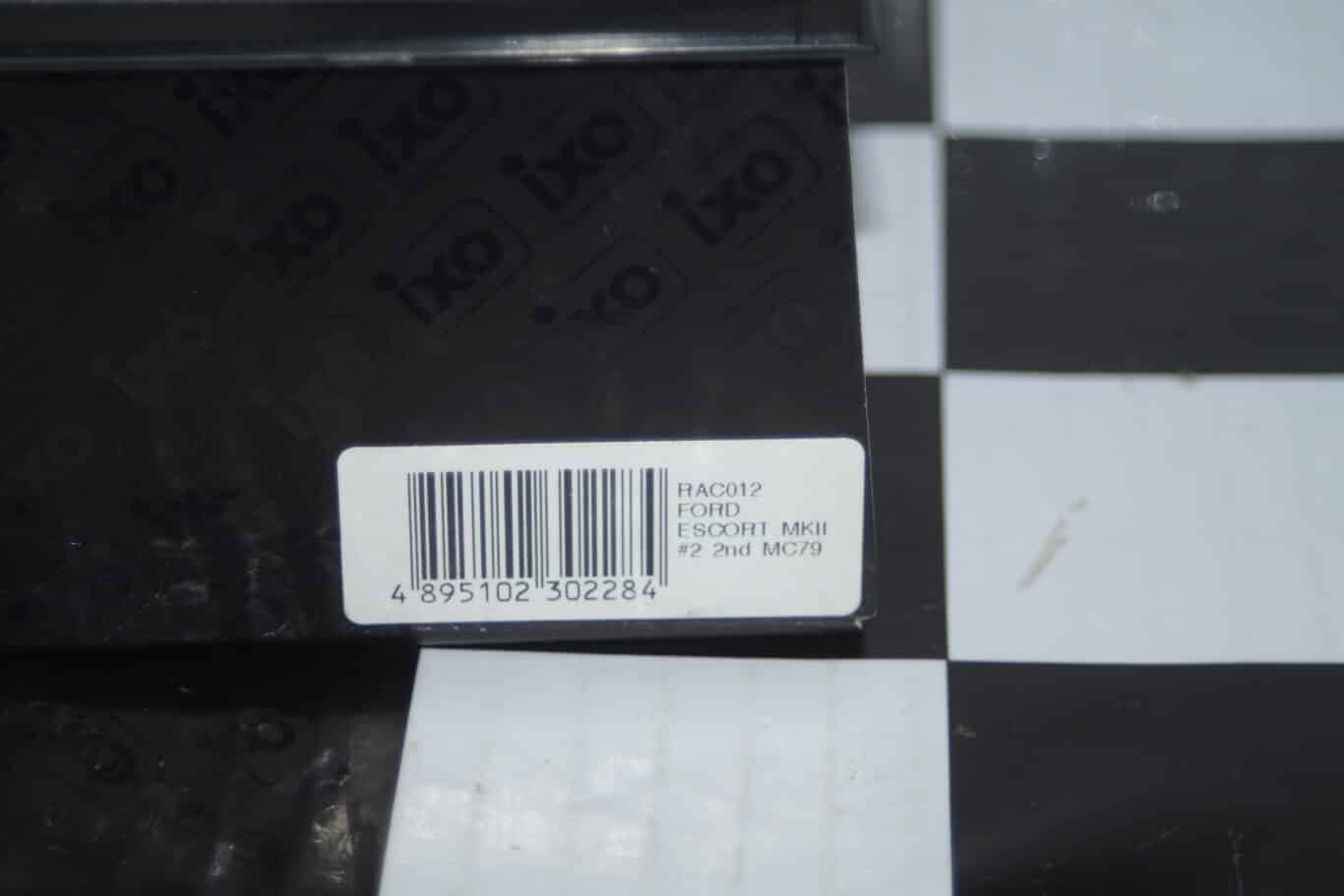 Ixo ford escort mk2 monte carlo #2 1979 b.waldegard rac012 1:43