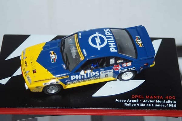 Altaya ixo opel manta 400 rally villa de llanes 1986 1/43