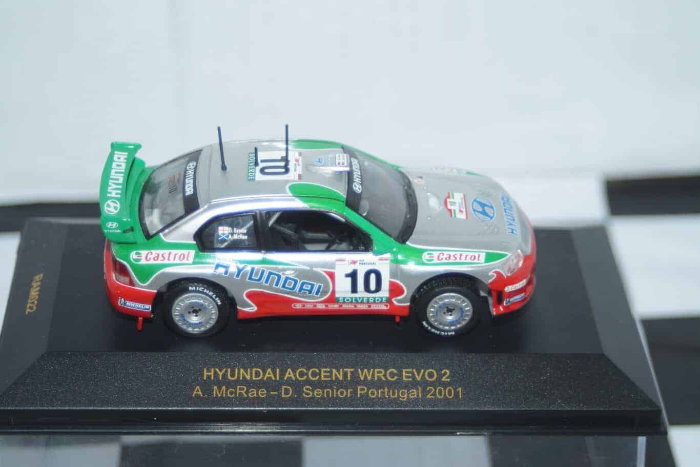 Ixo hyundai accent wrc portugal 2001 a.mcrae ram022