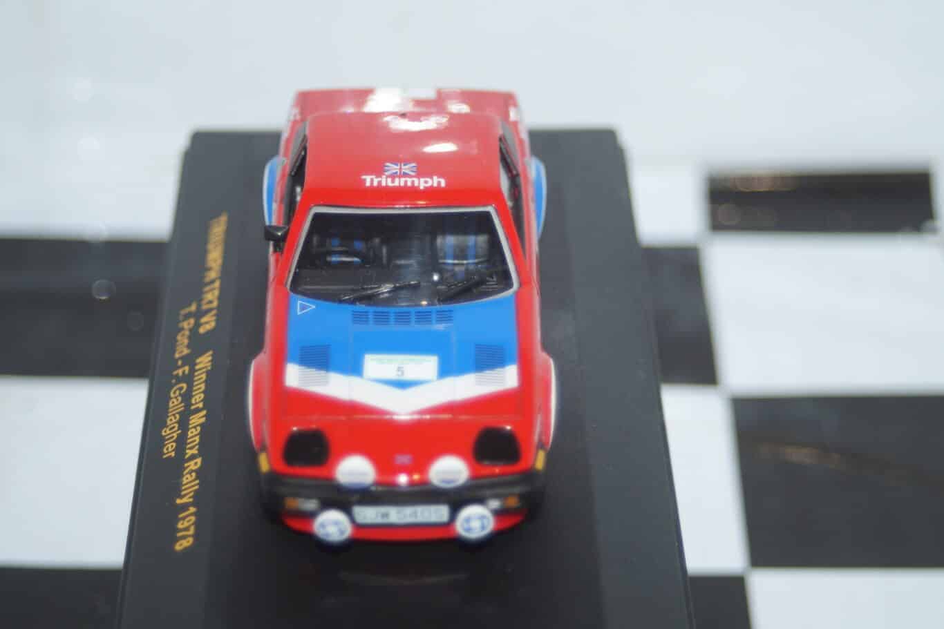 Ixo triumph tr7 v8 manx rally #5 1978 t.pond 1:43 rac057