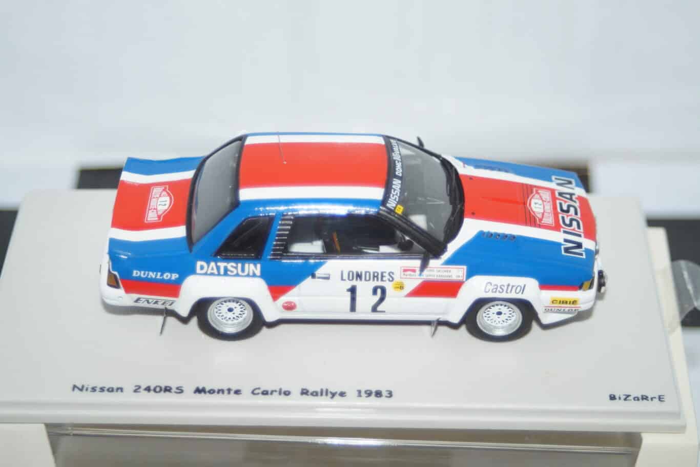 Bizarre nissan 240rs #12 monte carlo salonen1983 ref bz217