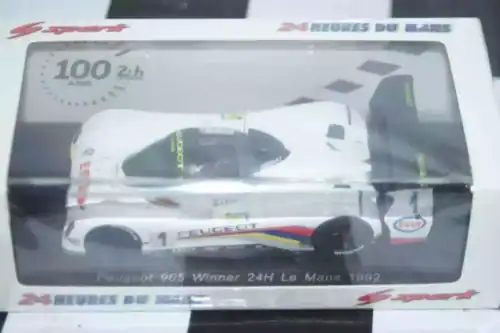 Spark peugeot 905 winner 24h le mans 1992 1:43 ref 43lm92
