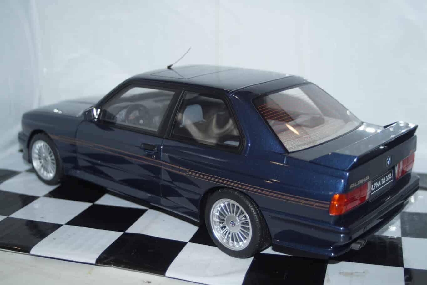 Otto bmw alpina e30 b6 3.5 ltr blue 1/12 resin g074