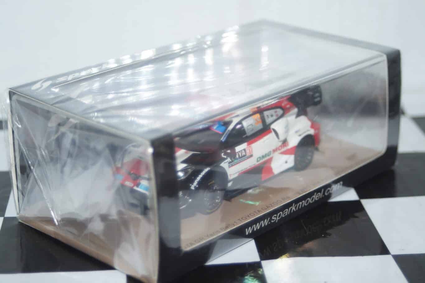 Spark toyota gr yaris rally 1 2nd rally safari kenya 2022 e.evans 1:43 resin s6708