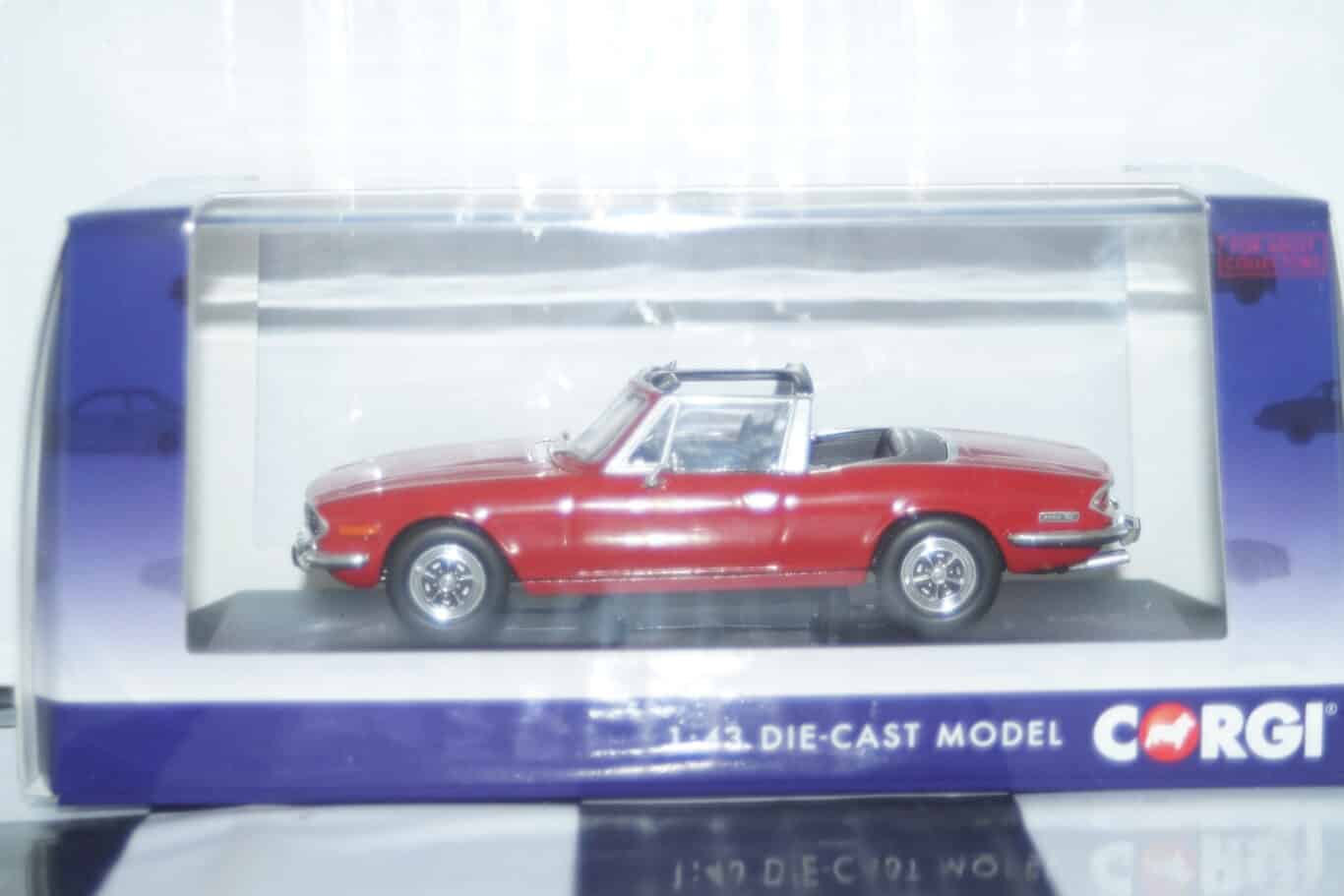 Vanguards  triumph stag mk1 signal red 1/43 ref  va10113