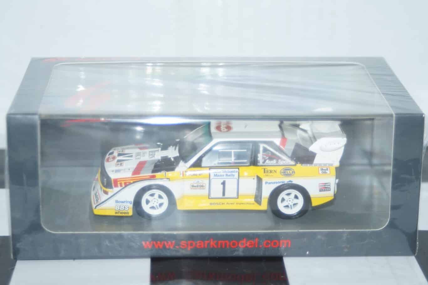 Audi sport quattro s1 e2 ulster1985 1:43 spark resin s7898