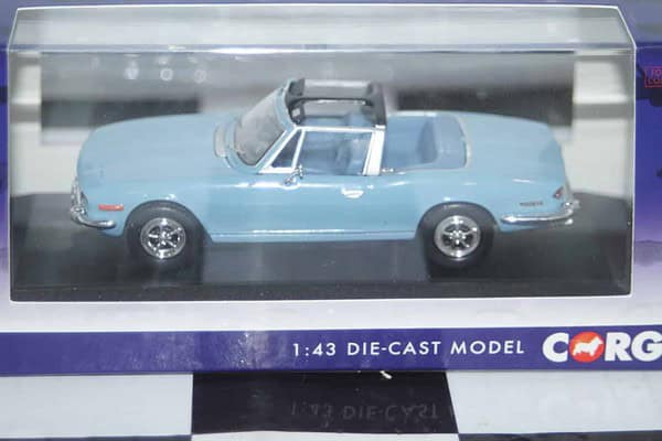 Vanguards  triumph stag mk 1 blue ref  va10117 1:43