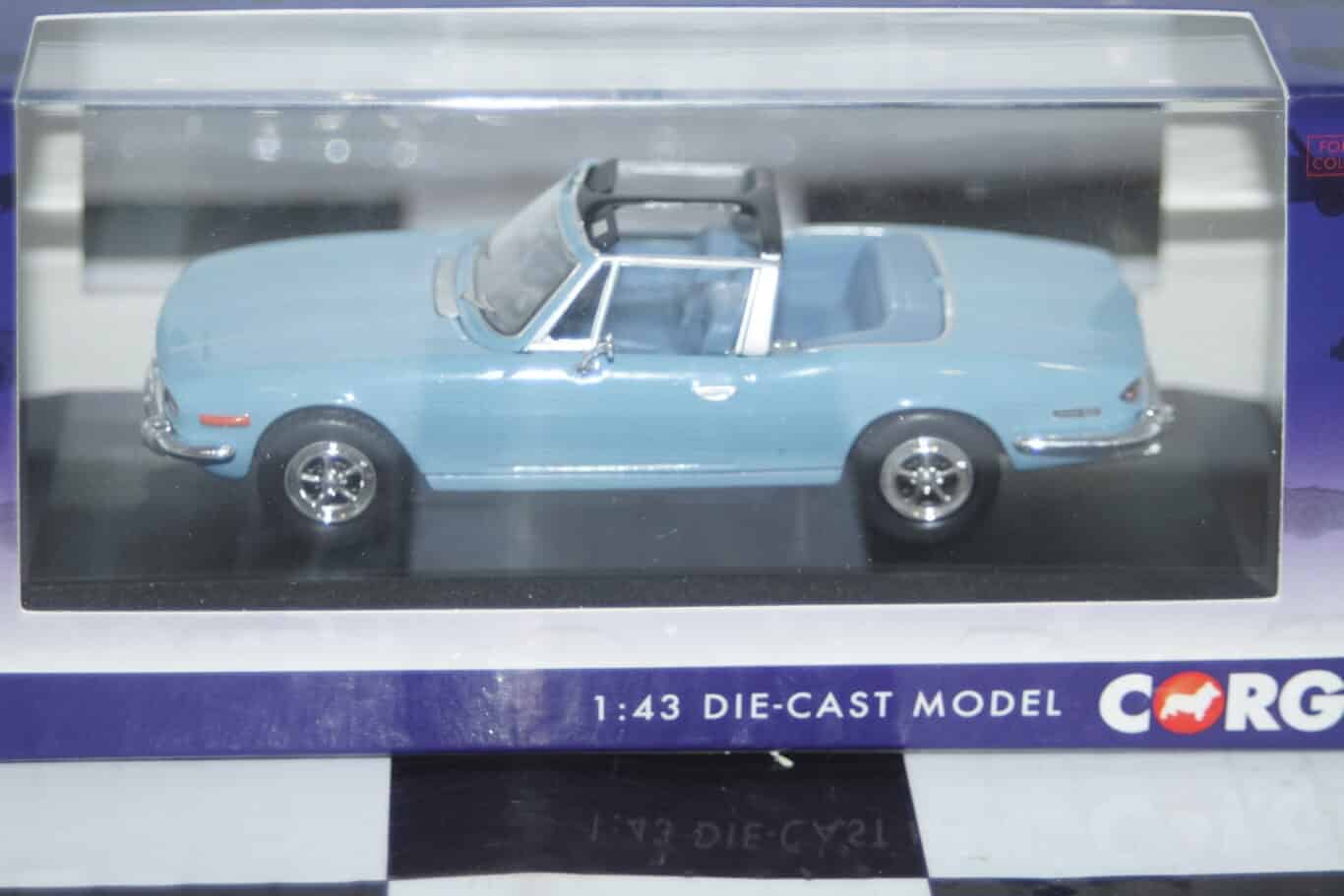Vanguards  triumph stag mk 1 blue ref  va10117 1:43