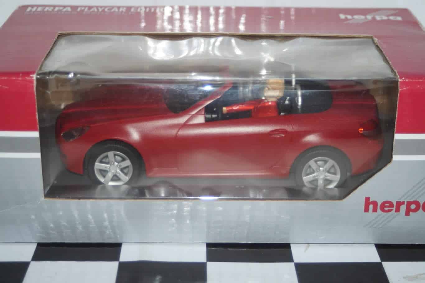 Herpa mercedes benz slk playcar edition red