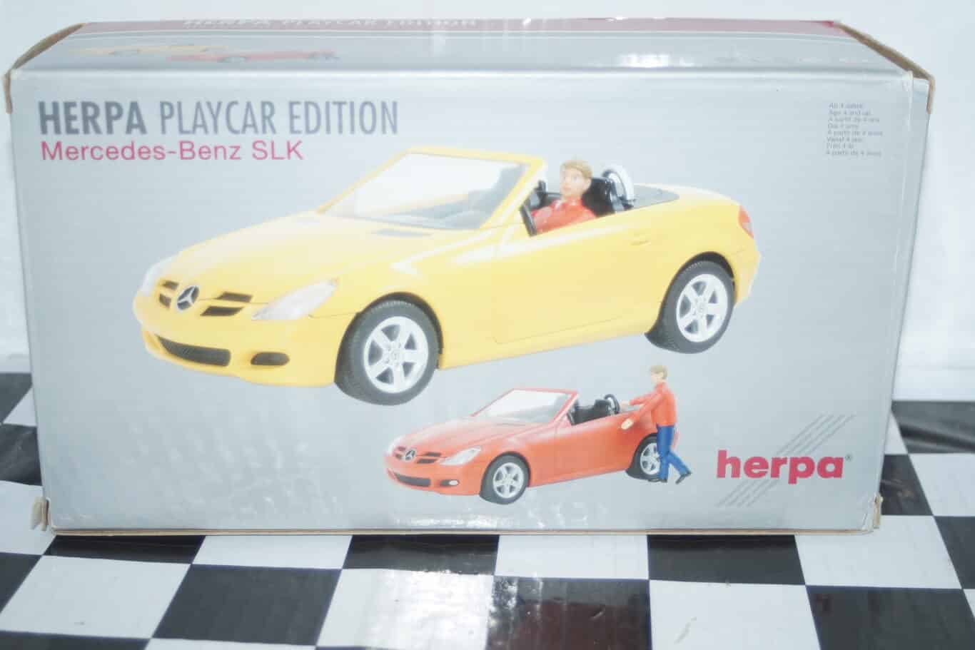 Herpa mercedes benz slk playcar edition red