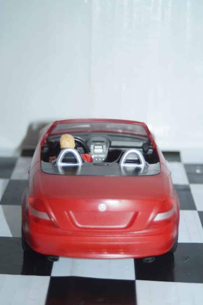 Herpa mercedes benz slk playcar edition red