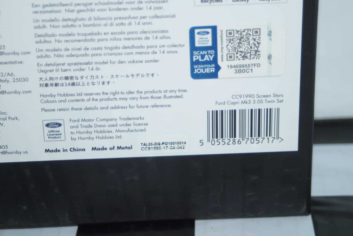 Corgi ford sierra cosworth 4 x 4 lombard rally 1991 ref va10007 1:43rd