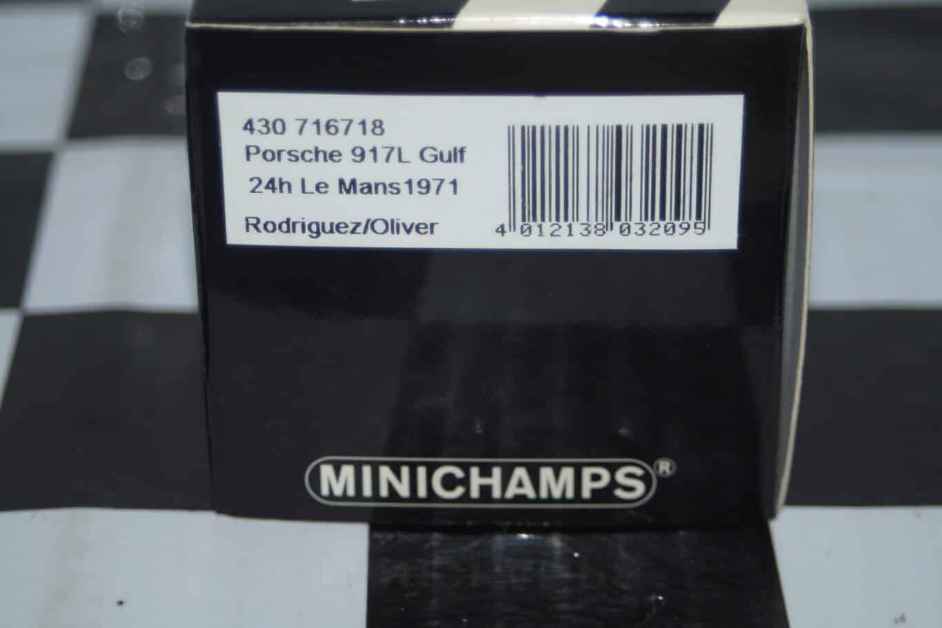 Minichamps porsche 917l gulf le mans 1971 rodriguez 430 716718 1:43