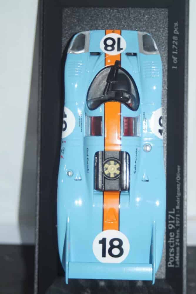Minichamps porsche 917l gulf le mans 1971 rodriguez 430 716718 1:43