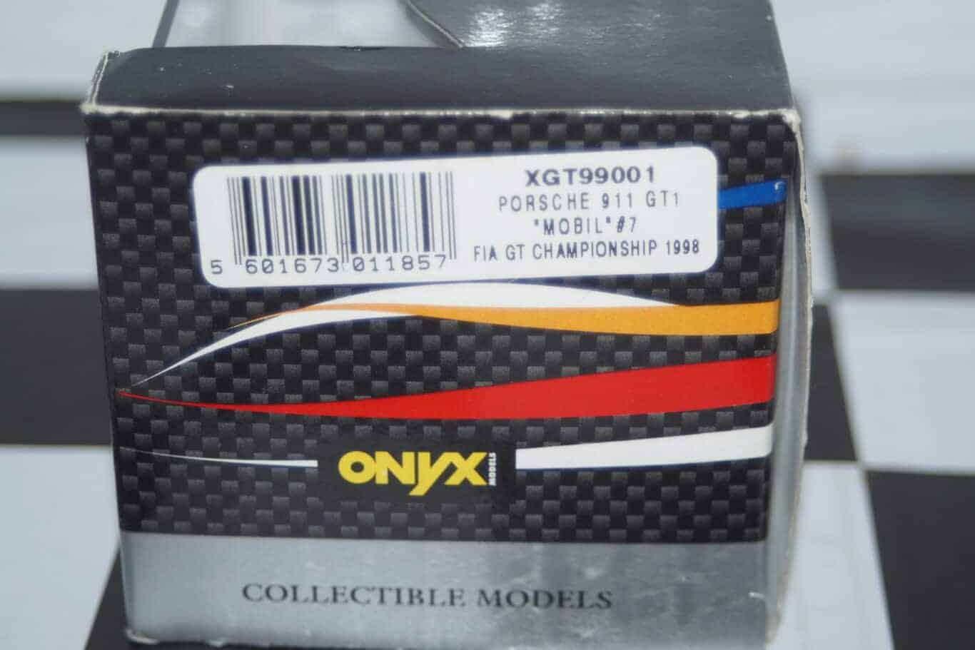 Onyx porsche gt1 fia gt championship 1998 a.mcnish 1:43 scale xgt99011