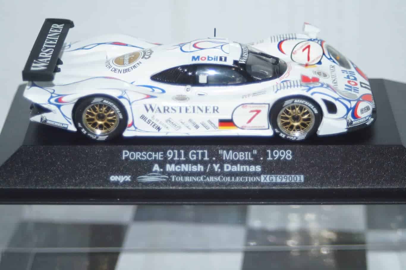 Onyx porsche gt1 fia gt championship 1998 a.mcnish 1:43 scale xgt99011