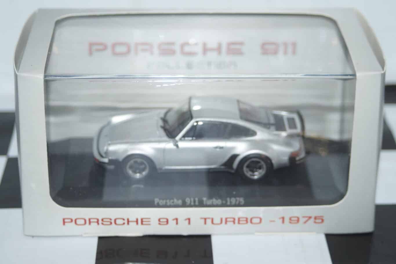 Atlas editions ixo based porsche 911 turbo 1975 silver 1:43 diecast