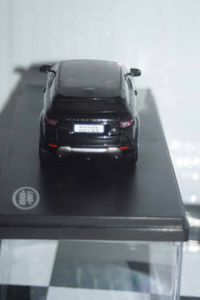 Ixo range rover evoke in black (land rover dealer box) 1:43
