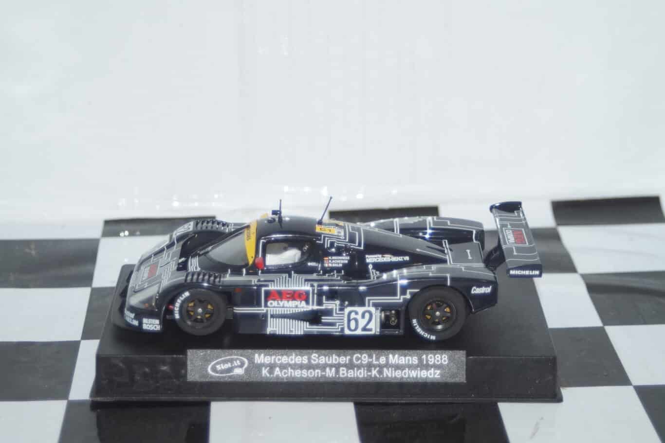 Slot.it mercedes sauber  c9  n.62 lemans 1988 ca06d