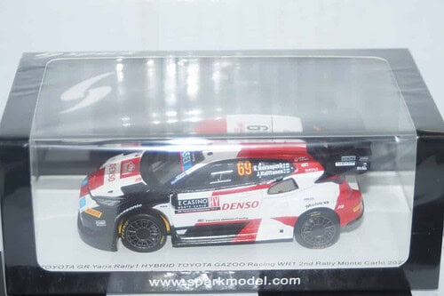 Spark toyota gr yaris rally wrt 2nd rally monte carlo #69 2023 k.rovanpera 1:43 resin s6720