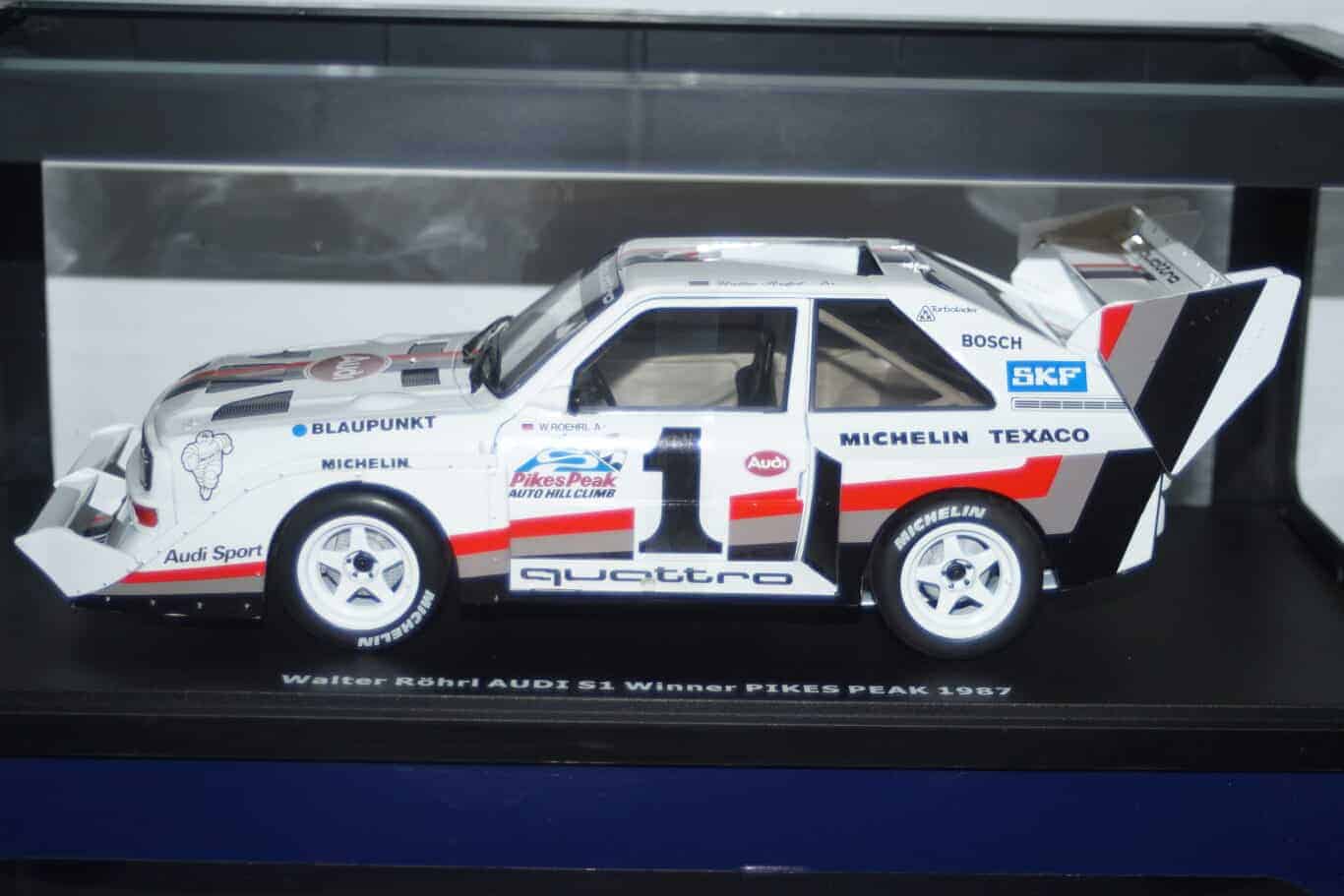 Werk83 audi s1 winner pikes peak 1987 #1 w.rohrl 1:18 diecast w1802801