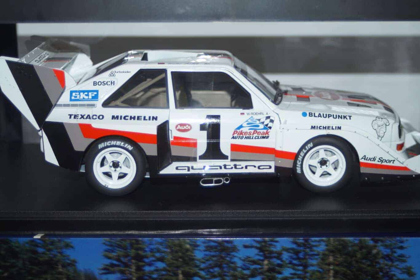 Werk83 audi s1 winner pikes peak 1987 #1 w.rohrl 1:18 diecast w1802801