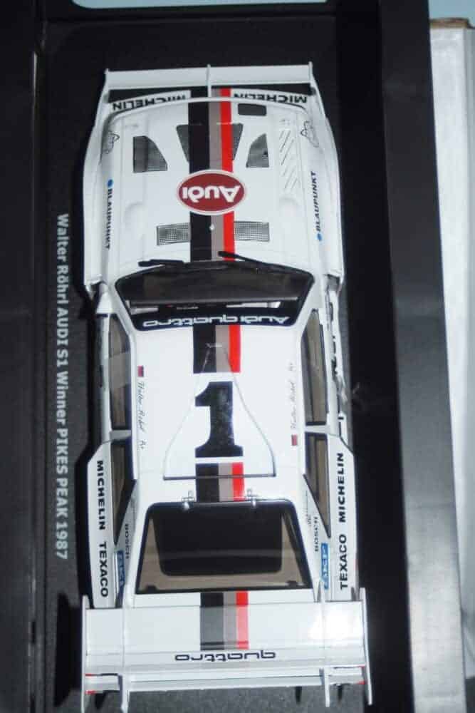 Werk83 audi s1 winner pikes peak 1987 #1 w.rohrl 1:18 diecast w1802801