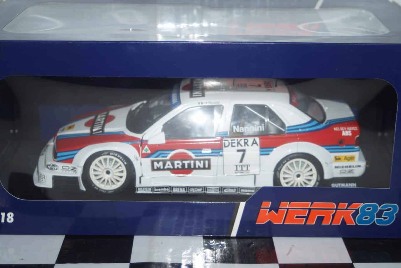 Werk83 alfa romeo 155 dtm #7 nannini martini 1:18 diecast w1801005