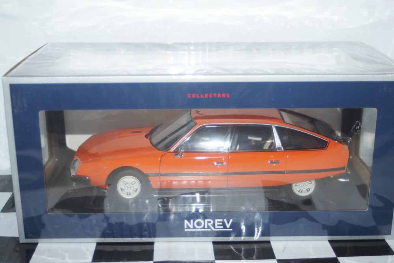 Norev citroen cx 2400 gti 1977  mandarine 1:18 scale 181524
