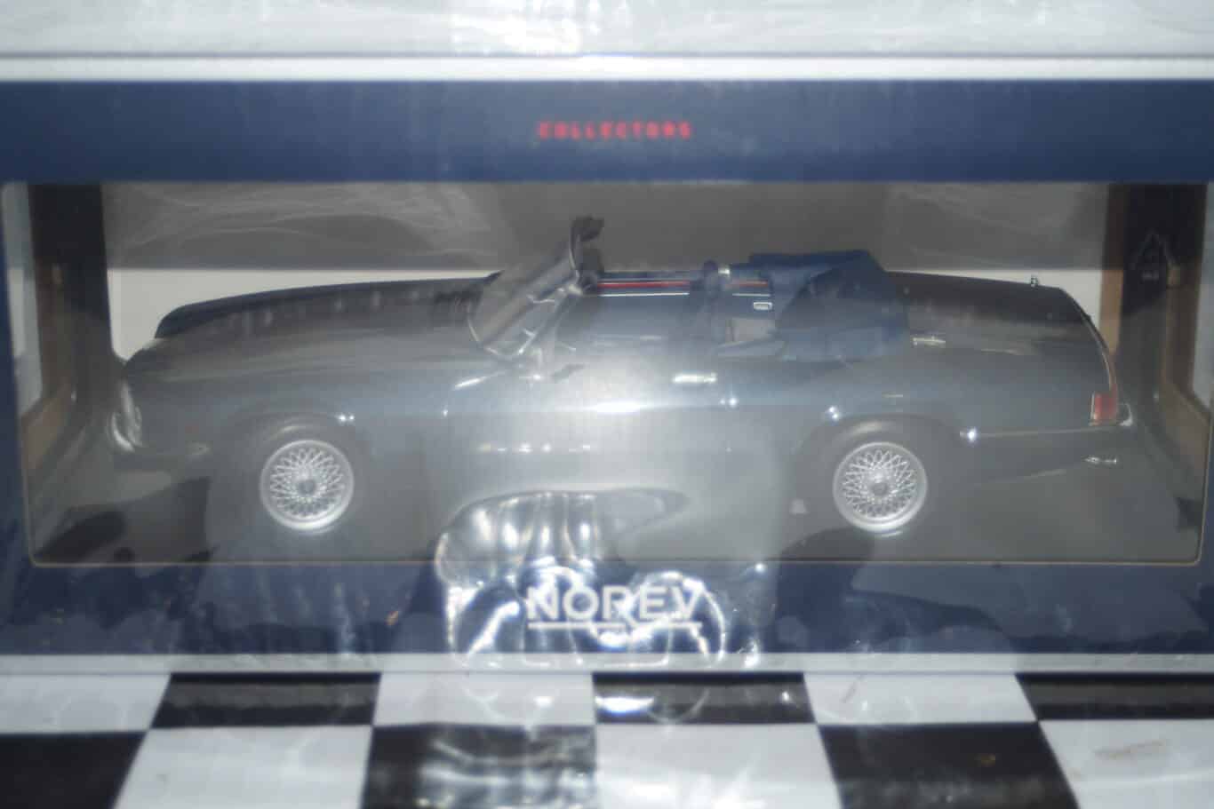  norev jaguar xjs cabriolet 1988 blue metallic 1:18 scale 182636 ltd 1000