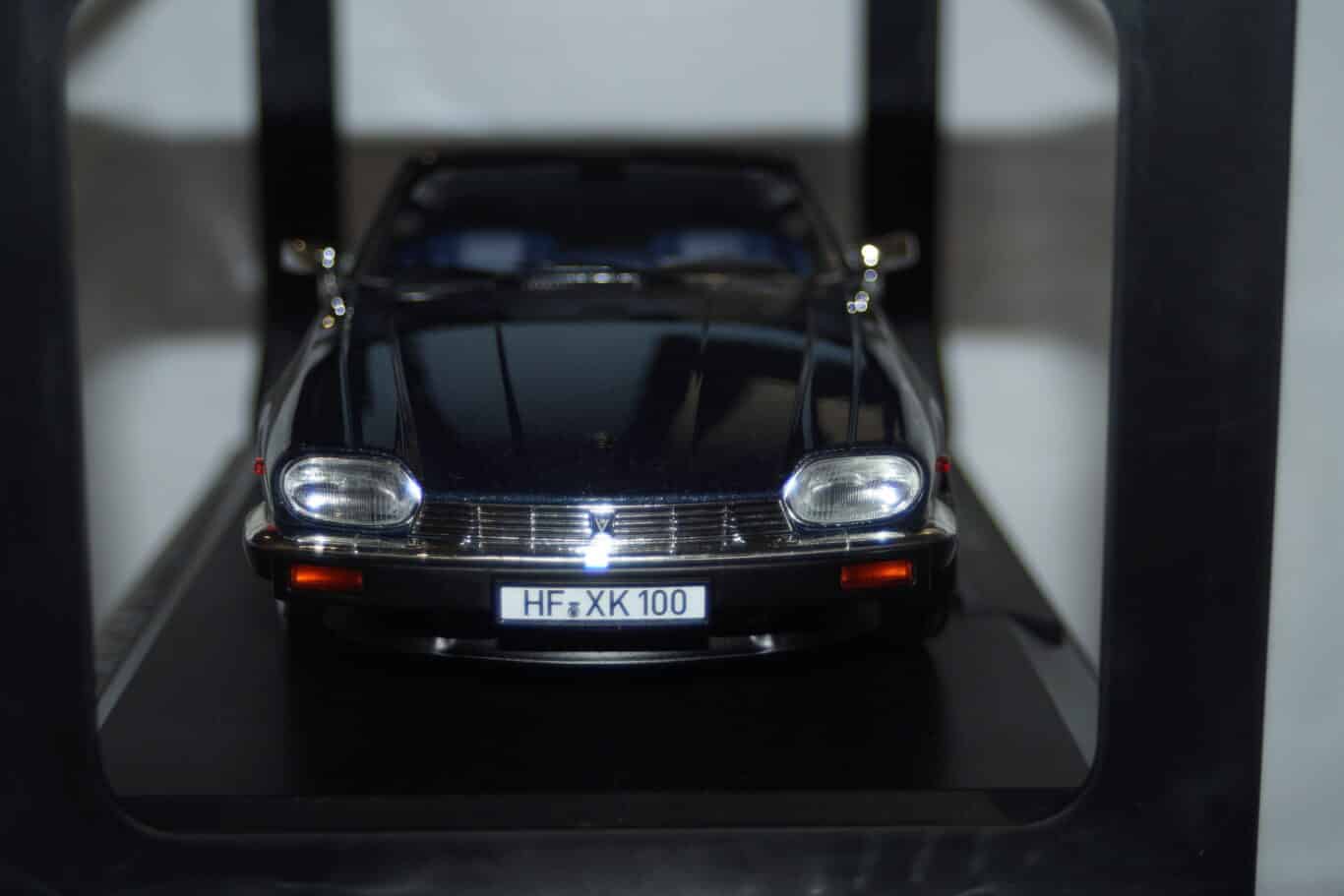  norev jaguar xjs cabriolet 1988 blue metallic 1:18 scale 182636 ltd 1000