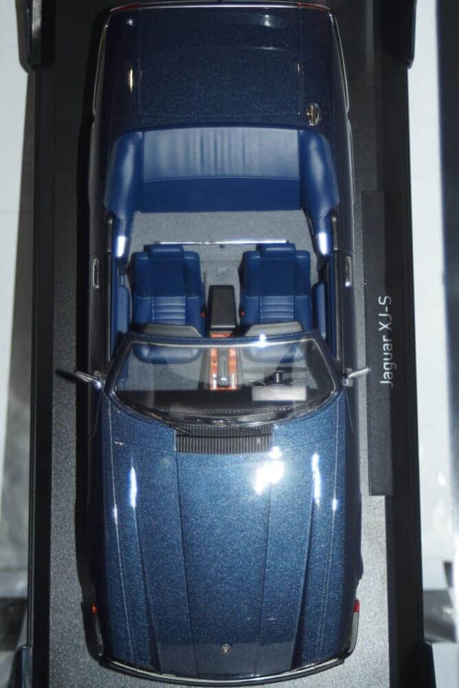  norev jaguar xjs cabriolet 1988 blue metallic 1:18 scale 182636 ltd 1000