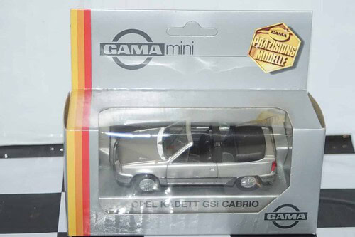 Gama opel kadett vauxhall astra mk2 gsi cabrio silver 1135 1:43
