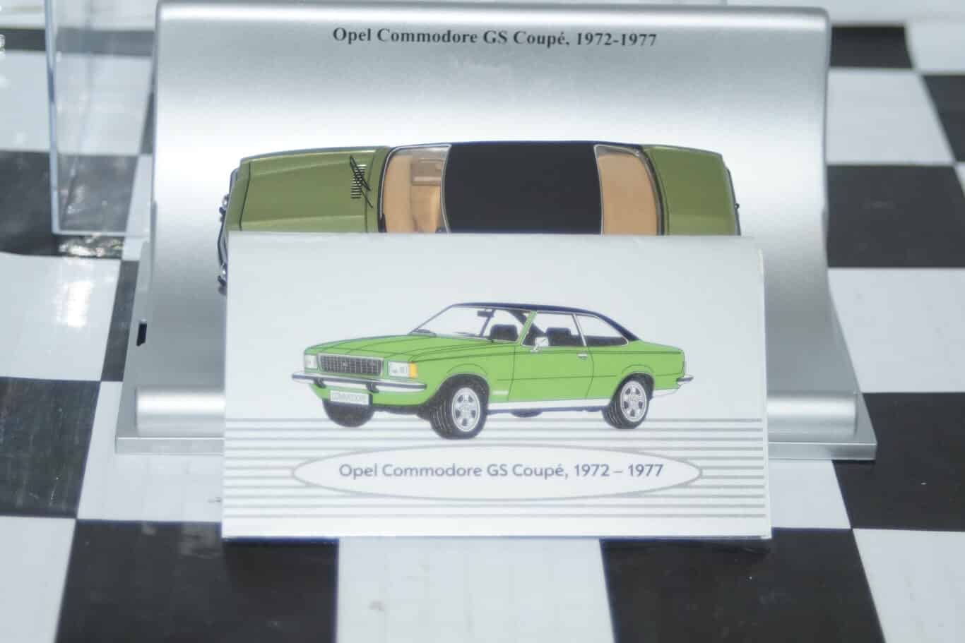 Opel commodore  gs coupe 1972-1977 schuco green  1:43
