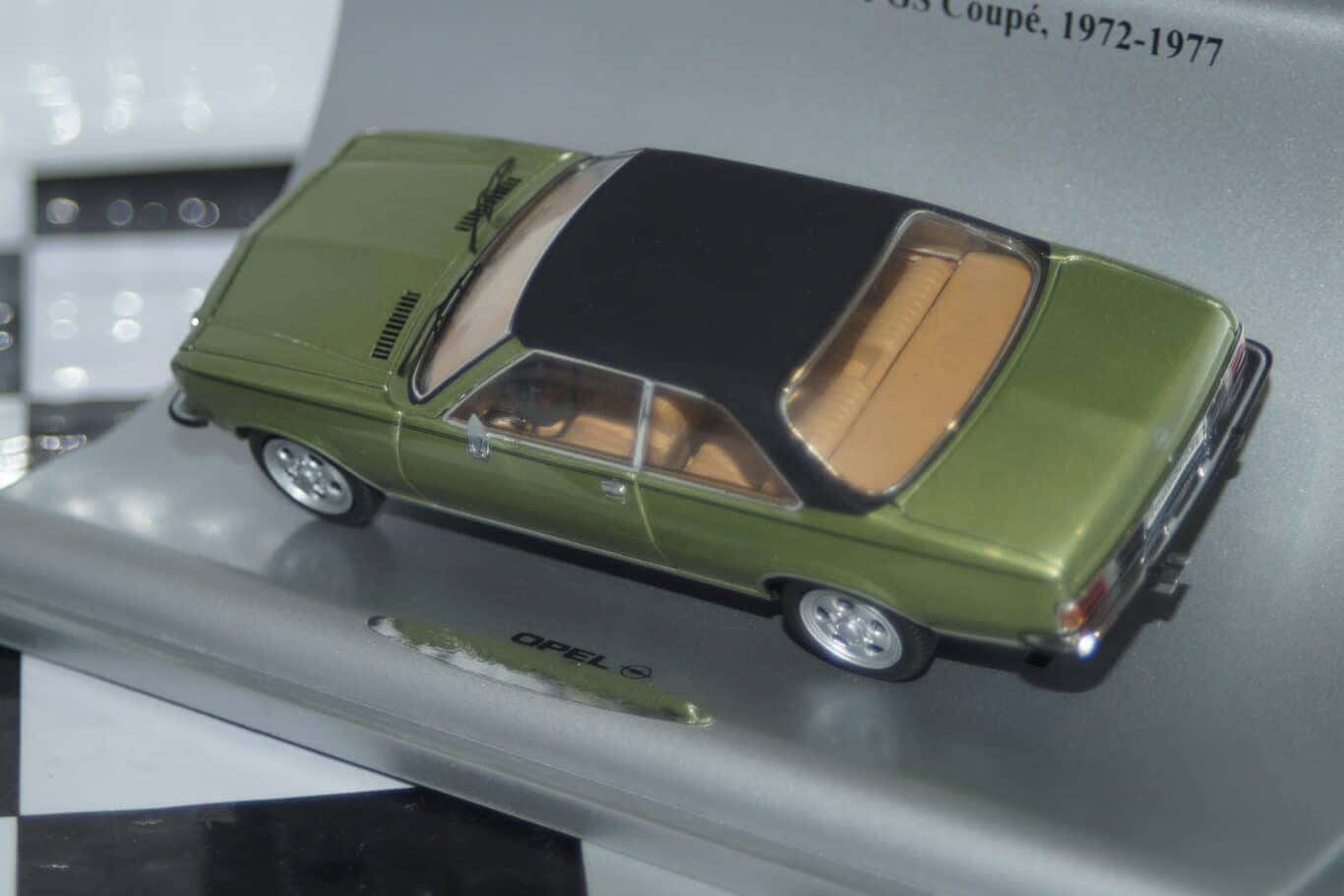 Opel commodore  gs coupe 1972-1977 schuco green  1:43