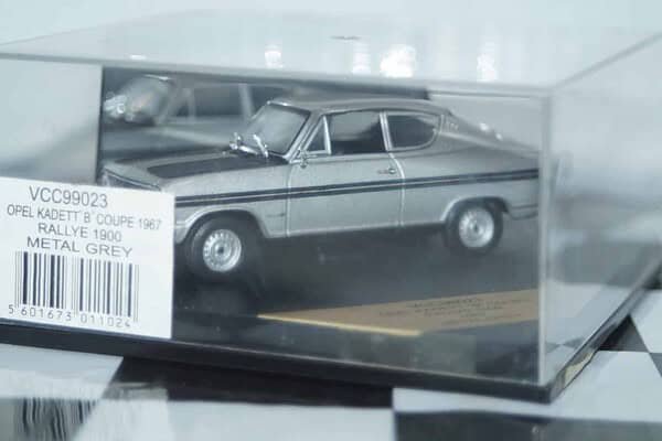 Vitesse / skid opel kadett b coupe 1967 rallye 1900 metal grey 1:43 vcc99023