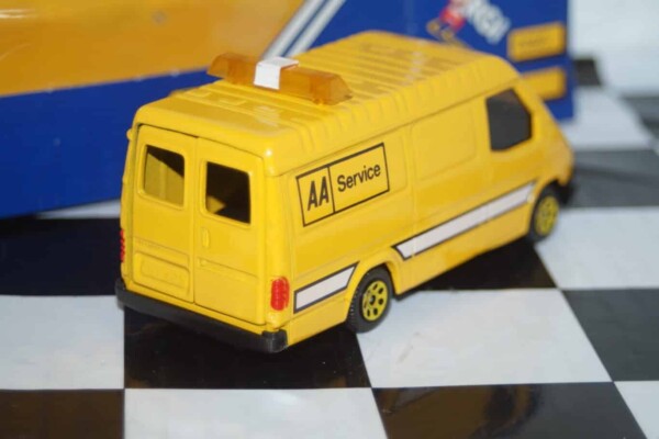 Corgi ford transit van aa yellow 1:36th c656/5