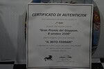 Bradford exchange gran premio del giappone 2000 ferrari plate & certificate