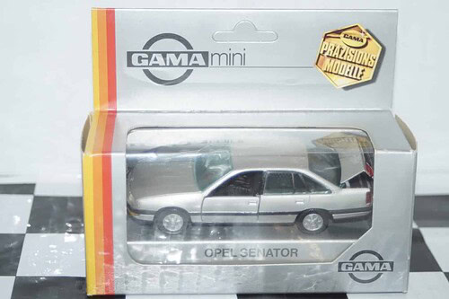 Gama opel vauxhall senator silver in 1:43 scale