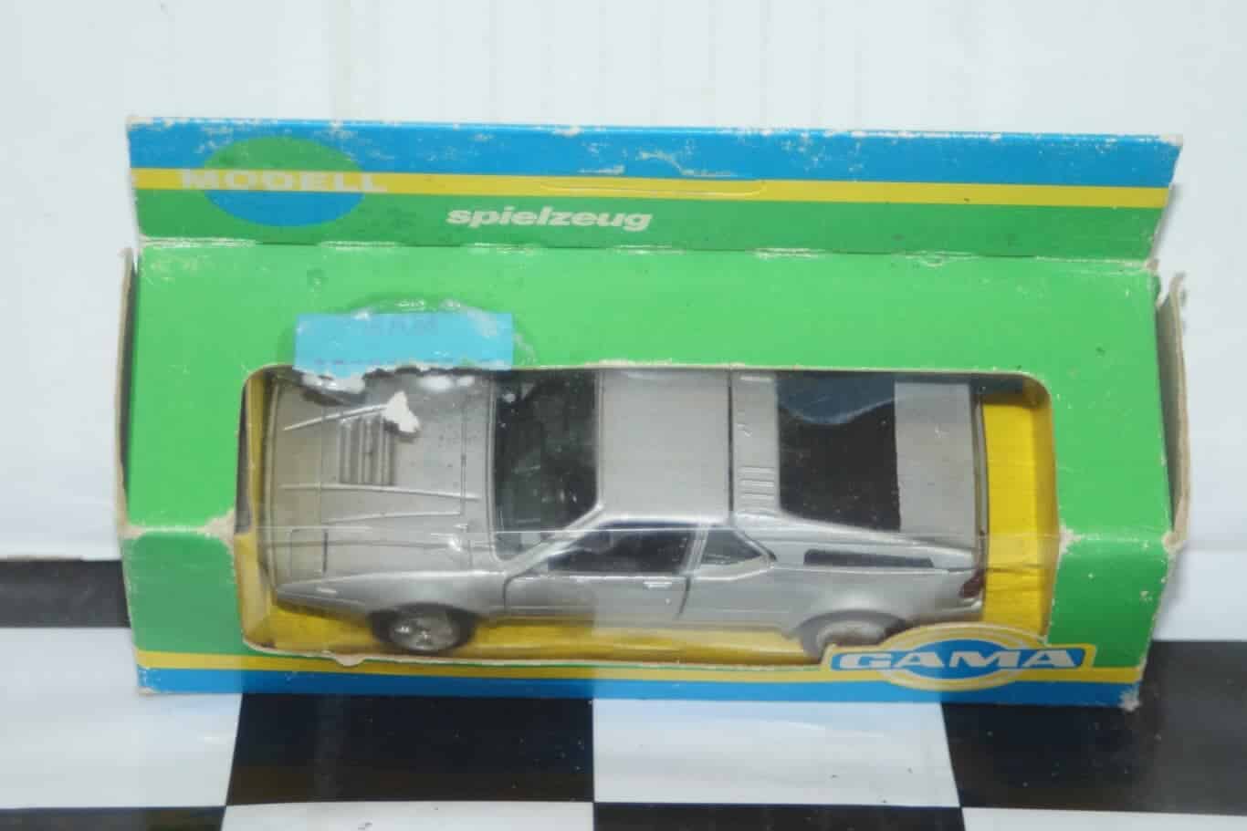 Gama bmw m1 silver 891, green box in 1:43 scale