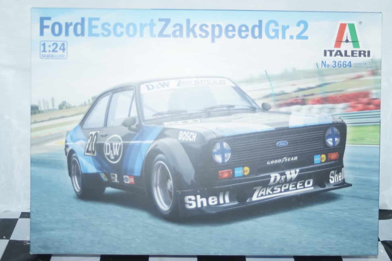 Italeri ford escort rs1800 brands hatch 1979 3664 1:24 model kit