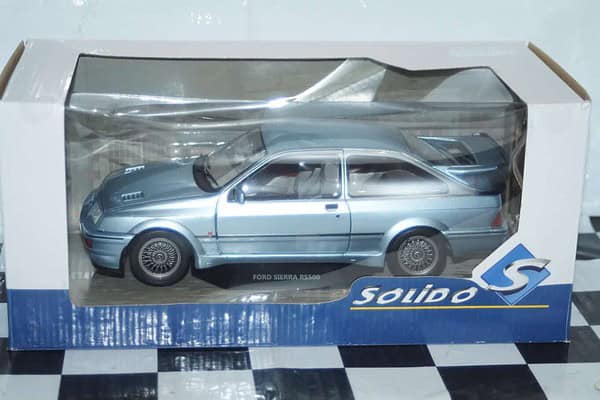 Solido ford sierra 3 door cosworth rs500 blue 1:18 diecast s1806106