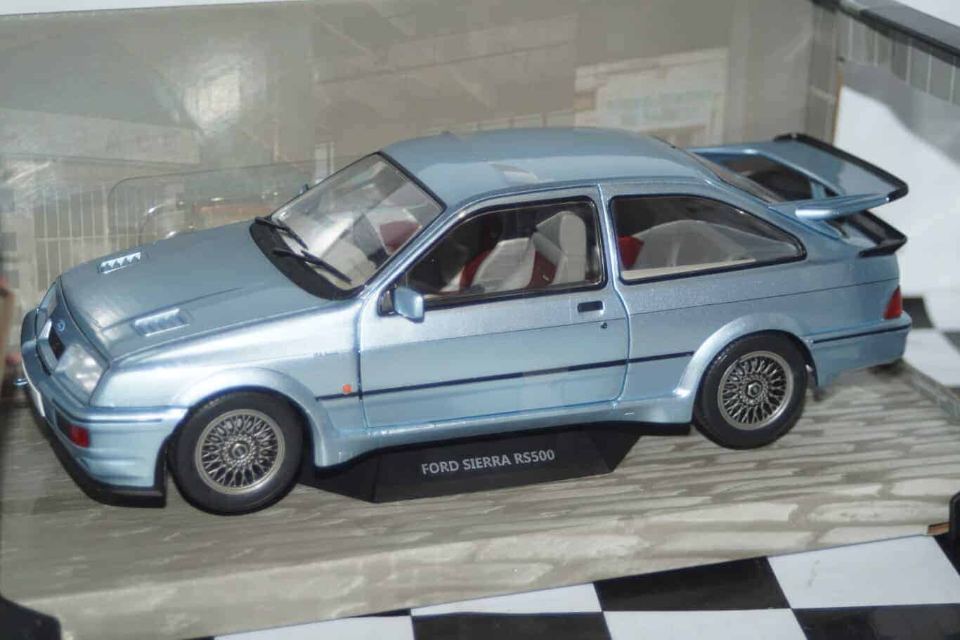 Solido ford sierra 3 door cosworth rs500 blue 1:18 diecast s1806106