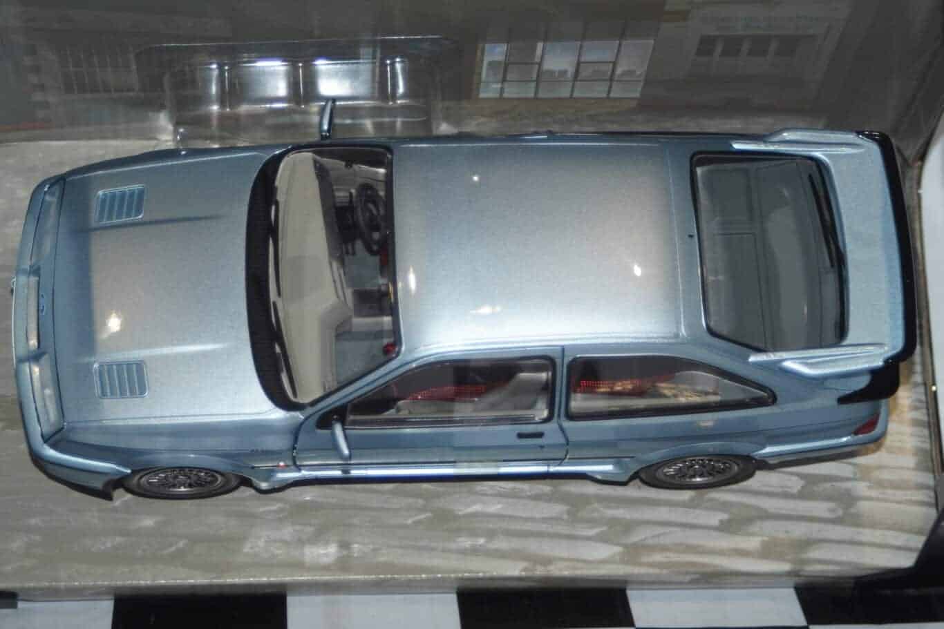 Solido ford sierra 3 door cosworth rs500 blue 1:18 diecast s1806106