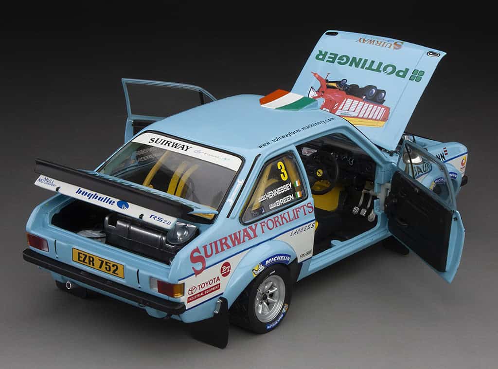 Sunstar ford escort mk2 rs1800 jaffa stages 2015 c.breen ref 4859r 1:18 scale