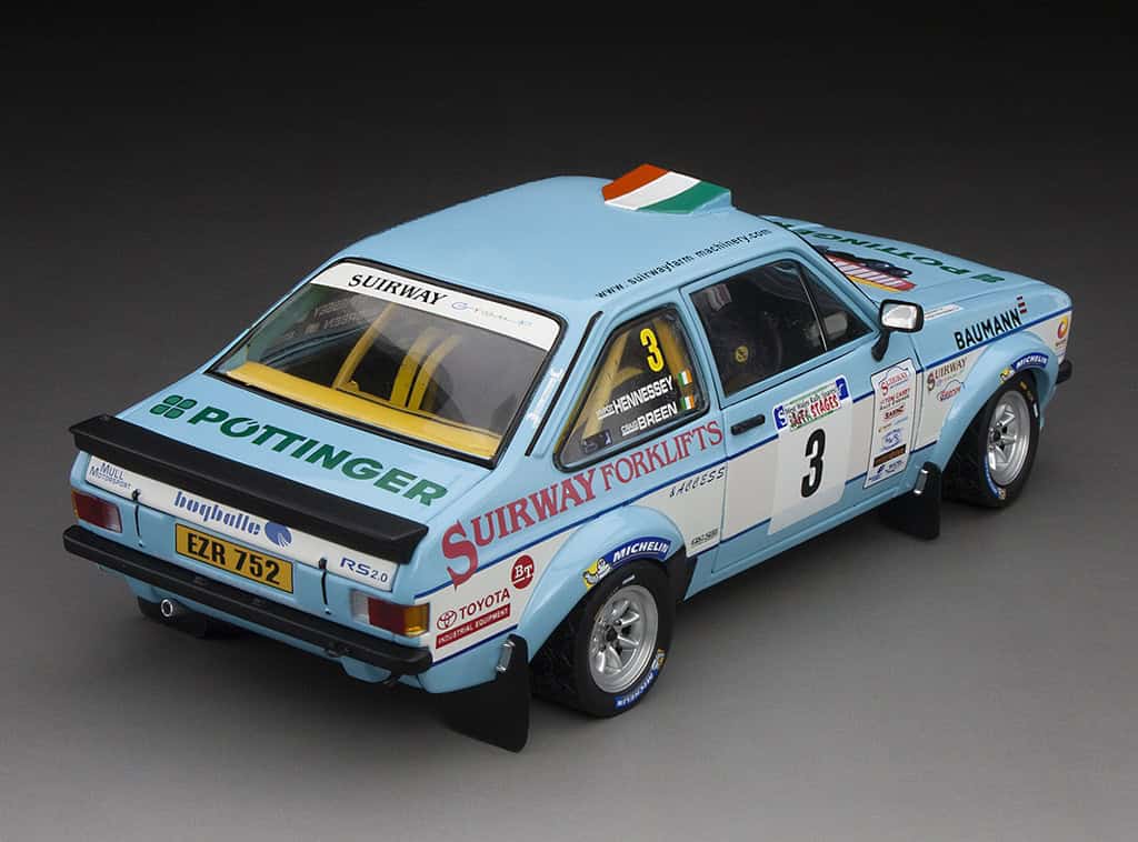 Sunstar ford escort mk2 rs1800 jaffa stages 2015 c.breen ref 4859r 1:18 scale