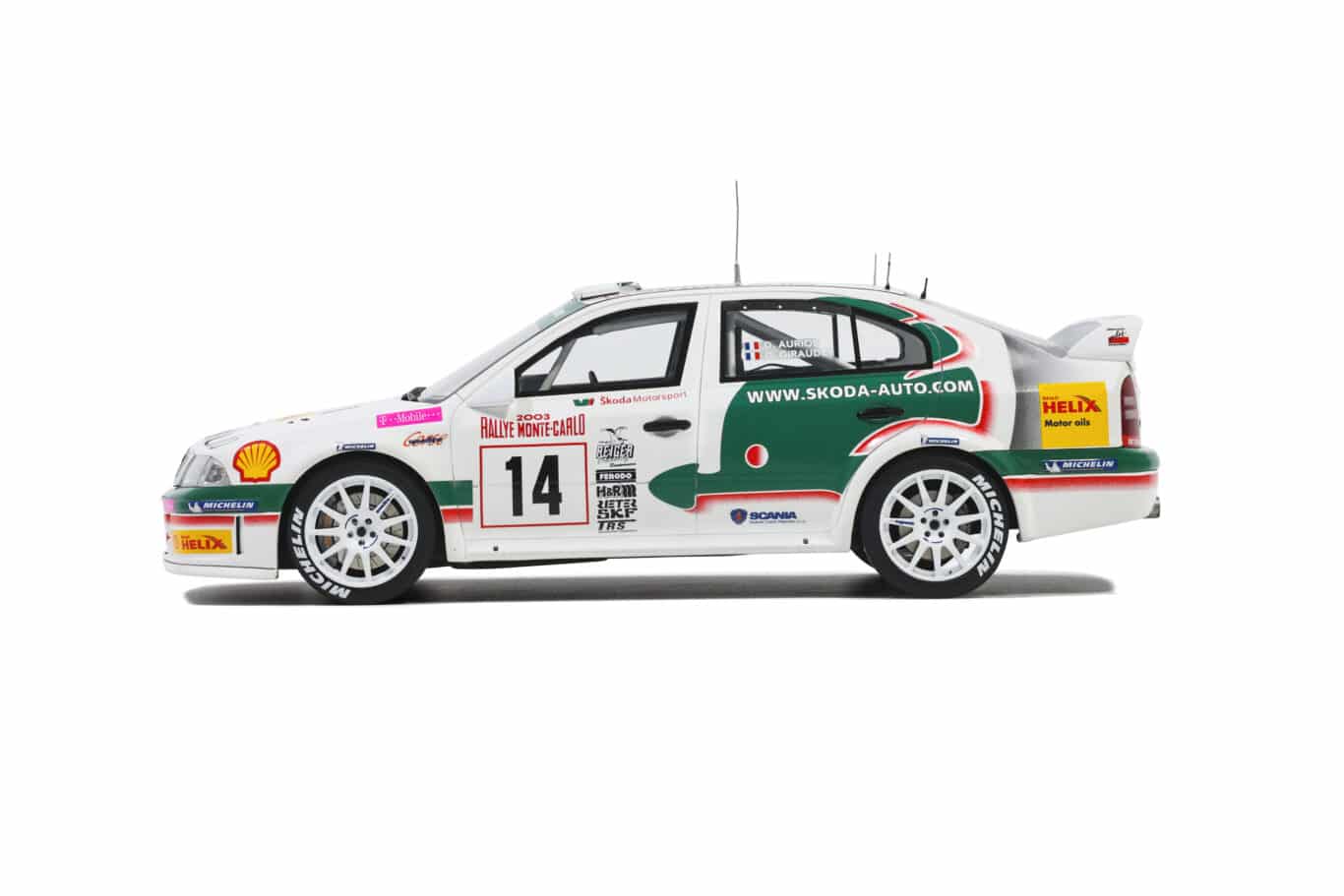 Otto skoda octavia wrc monte carlo 2003 1:18 ot431