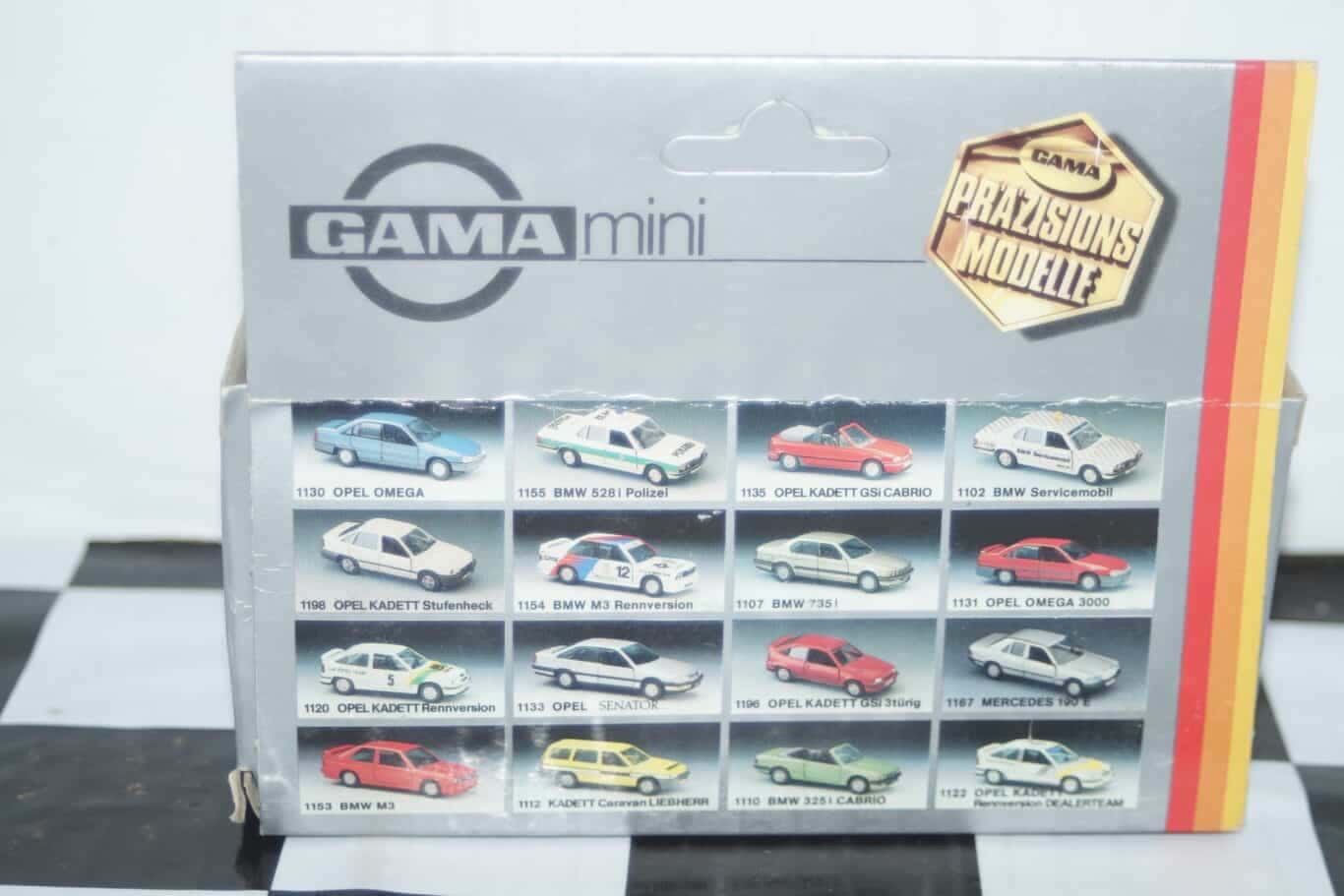 Gama opel vauxhall calibra in silver 2 door 1138  in 1:43 scale