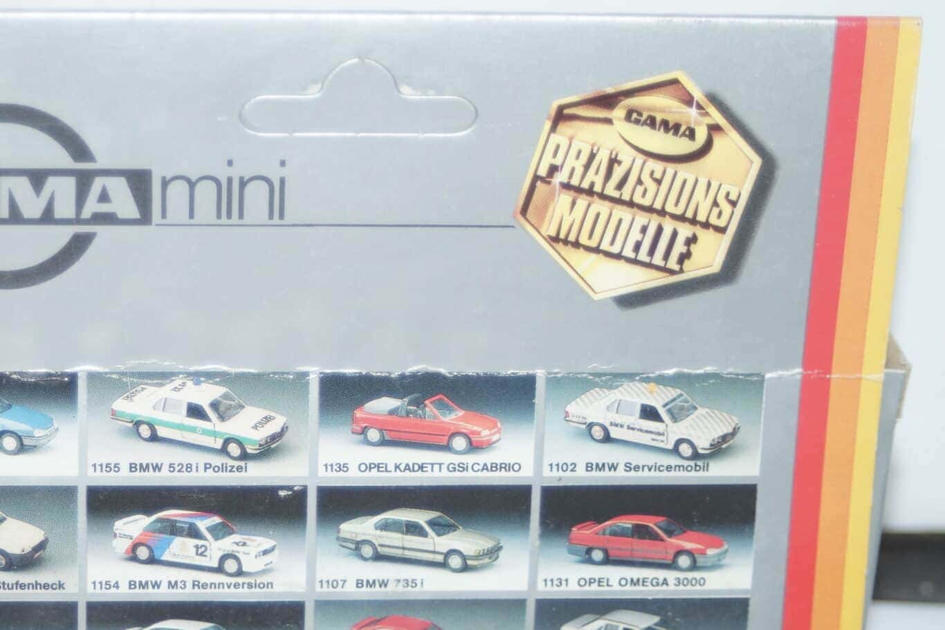 Gama opel vauxhall calibra in silver 2 door 1138  in 1:43 scale