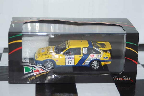 Trofeu ford sierra rs cosworth m.lovell rac rally 1988 1:43rd scale rr.uk 48